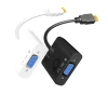 محول توصيل صوتي لخط HDMI FGA مزود بتوصيل صوتية إلى جهاز تلفزيون ذي وصلة عالية الدقة HDMTVVGA Item Picture